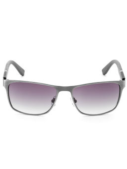 IRUS - Men UV Protected Purple Lens Rectangle Sunglasses (57)
