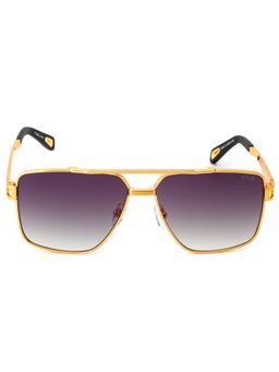 IRUS - Men UV Protected Grey Lens Irregular Sunglasses (60)