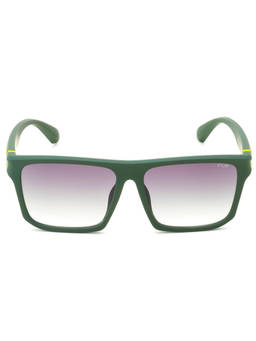 IRUS - Men UV Protected Purple Lens Square Sunglasses (54)