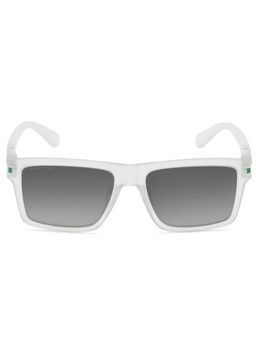 IRUS - Men Polarised Grey Lens Rectangle Sunglasses (54)