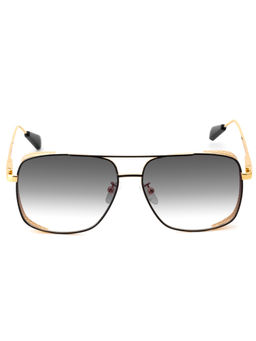 IRUS - Men UV Protected Grey Lens Square Sunglasses (60)