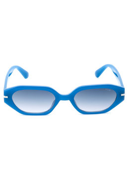IRUS - Women UV Protected Blue Lens Oval Sunglasses (52)
