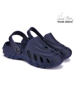 BERSACHE - Men Navy Blue Clogs