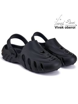 BERSACHE - Men Black Clogs