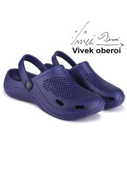 BERSACHE - Men Navy Blue Clogs