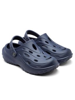 BERSACHE - Men Navy Blue Clogs