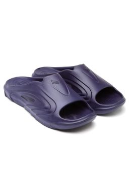 BERSACHE - Men Navy Blue Sliders