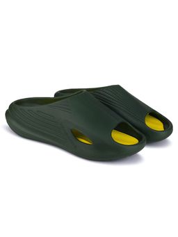 BERSACHE - Men Olive Sliders
