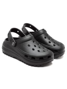 BERSACHE - Women Black Clogs
