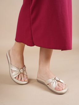 Drop Bold - Women Gold Sandals