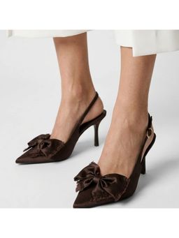 OZZARO - Women Brown Berry Touch Stiletto Heels