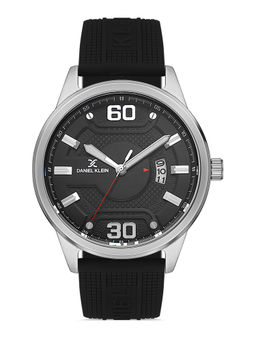 Daniel Klein - Dark blue Color Silicone Strap Watch for Men DK.1.13063-2