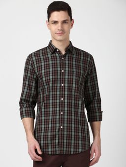 Peter England - Men Multi Slim Fit Check Shirt