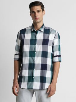 Peter England - Men Multi Slim Fit Check Shirt