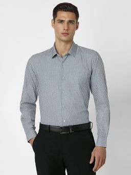 Peter England - Men Black Slim Fit Formal Shirt