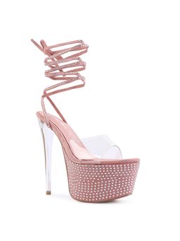 London Rag - Embellished Pink Heels