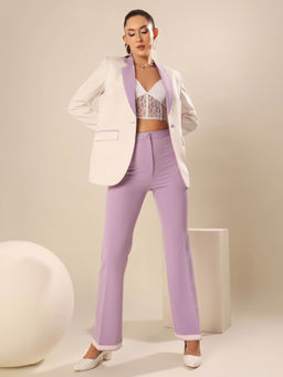 VOLCAPE - Off White Bianca Blazer & Pant (Set of 2)