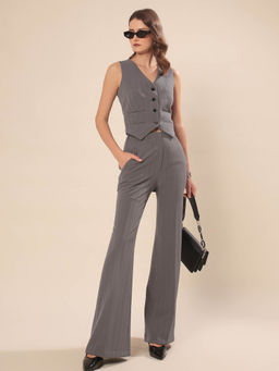 VOLCAPE - Grey Winnie Waistcoat & Pant (Set of 2)