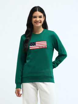 U.S. POLO ASSN. - Green Full Sleeves Sweatshirt