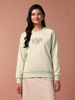 U.S. POLO ASSN. - Green Full Sleeves Sweatshirt