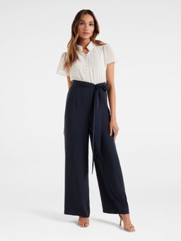 Forever New - Trixie Petite Flutter Sleeve Jumpsuit Multi-Color