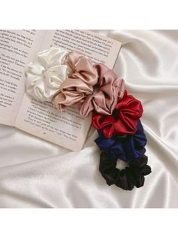 Mueras - Satin Silk Scrunchies (Pack of 6)