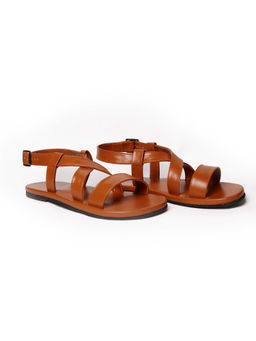 Planet Paaduks - Calor Solid Tan Flat Sandals