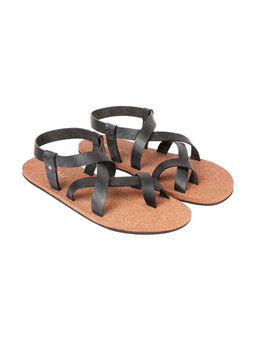 Planet Paaduks - Tro Sling Back Cork Waterproof Brown Sandals