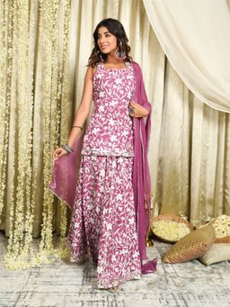 Mulmul - Gul-Aiza Kurti-Skirt & Dupatta (Set of 3)