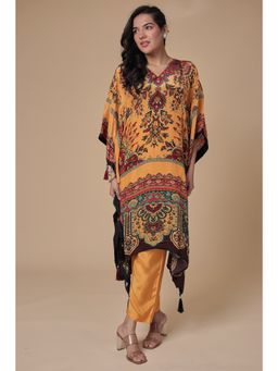 Zari Jaipur - Mustard Kurta and Pant (Set of 2)