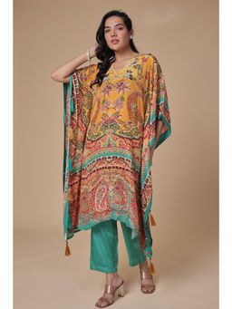 Zari Jaipur - Yellow Kurta and Pant (Set of 2)