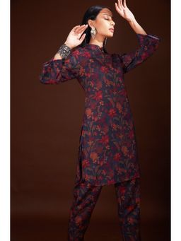 SAAKI - Multi-Color Hidden Mist Printed Kurta with Pant (Set of 2)