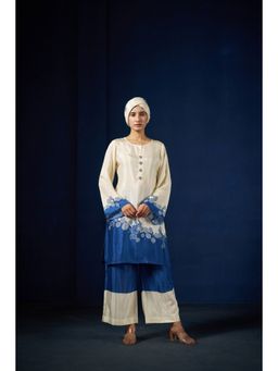 Sukruti Design - Blue Cobalt-Blue Kurta and Trouser (Set of 2)