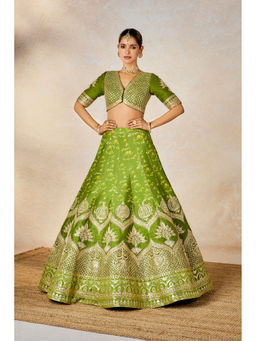 Masaba - Soda Shikanji Embroidered Lehenga with Blouse and Dupatta (Set of 3)