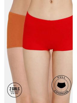 Zivame - Low Rise Full Coverage Boyshorts - Multicolor (Pack of 2)