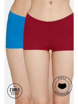 Zivame - Low Rise Full Coverage Boyshorts - Multicolor (Pack of 2)