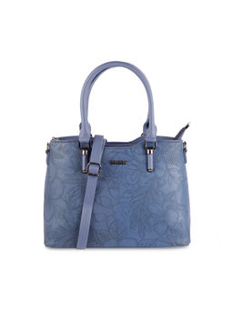 Walkway - Women Blue Handbag with Detachable Strap