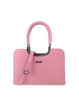 Walkway - Women Pink Handbag with Detachable Strap