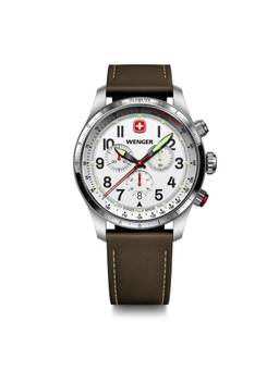 Wenger - Terragraph Chrono 43 Mm White Dial Men Watch (01.0543.109) (M)