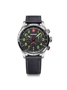 Wenger - Terragraph Chrono 43 Mm Black Dial Men Watch (01.0543.110) (M)