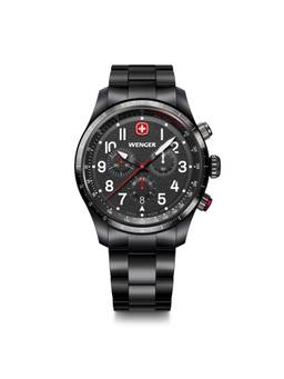 Wenger - Terragraph Chrono 43 Mm Black Dial Men Watch (01.0543.117) (M)