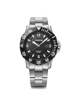 Wenger - Seaforce 43Mm Black Dial Men Analog Watch (01.0641.131) (M)