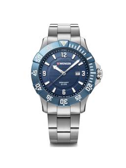 Wenger - Seaforce 43Mm Blue Dial Men Analog Watch (01.0641.133) (M)