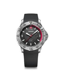 Wenger - Seaforce 43 Mm Black Dial Men Analog Watch (01.0641.138) (M)