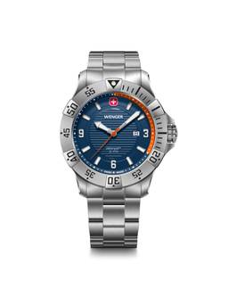 Wenger - Seaforce 43 Mm Blue Dial Men Analog Watch (01.0641.141) (M)
