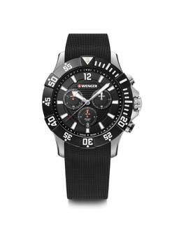 Wenger - Seaforce Chrono 43Mm Black Dial Men Watch (01.0643.118) (M)