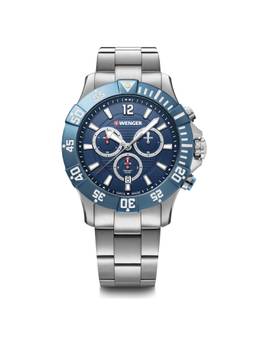 Wenger - Seaforce Chrono 43Mm Blue Dial Men Watch (01.0643.119) (M)
