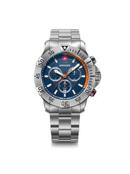 Wenger - Seaforce Chrono 43 Mm Blue Dial Men Watch (01.0643.125) (M)