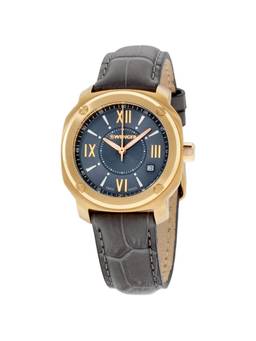 Wenger - Edge Romans 34Mm Grey Dial Women Analog Watch (01.1121.111) (M)