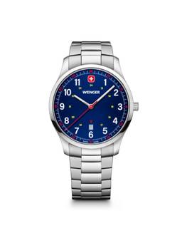 Wenger - City Sport 42 Mm Blue Dial Men Analog Watch (01.1441.134) (M)